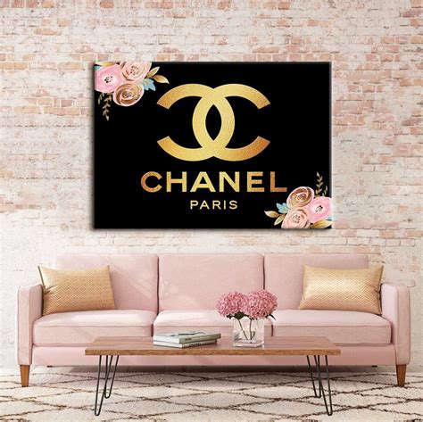 chanel wall light|Chanel printable wall art.